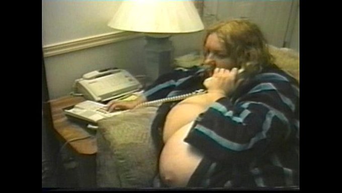 A Fat Woman With Big Boobs Gets Undressed