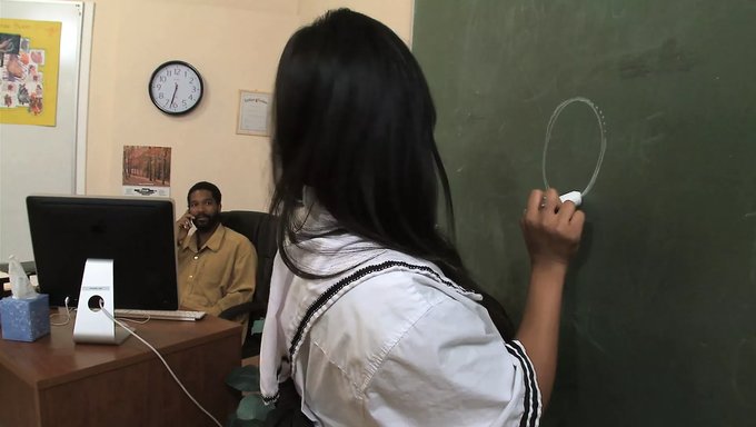 Interracial Love: Finger And Blowjob